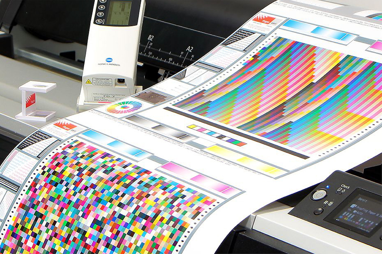 Printing Pantone colour swatch