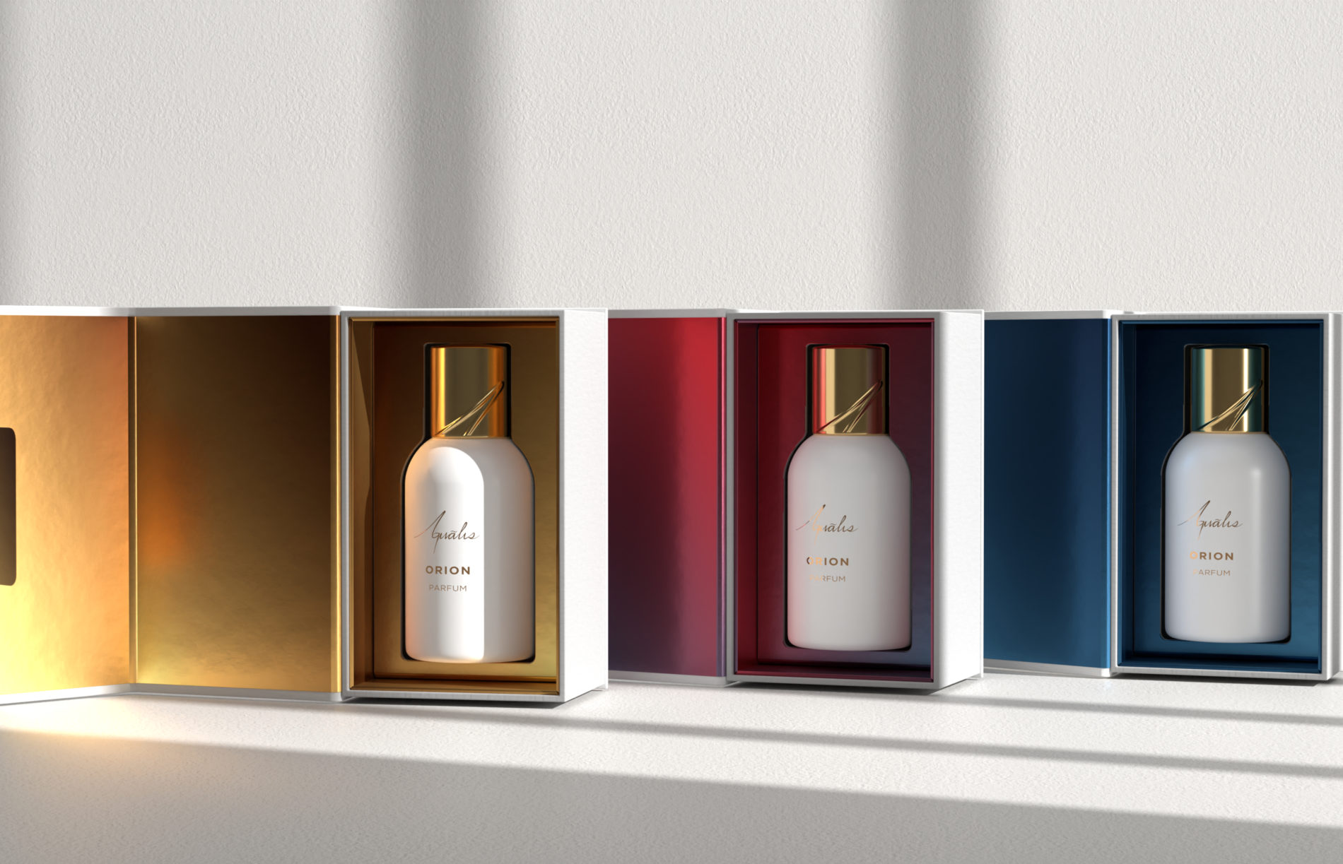 The Aquilis Rion Parfum packs