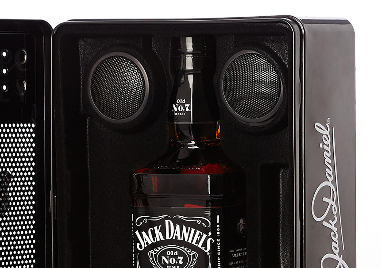 Jack Daniel's music tin
