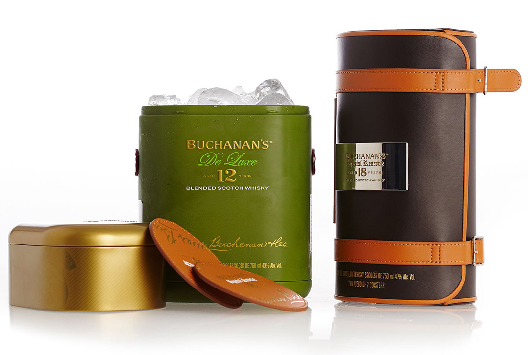 Buchanan's whiskey reusable tin